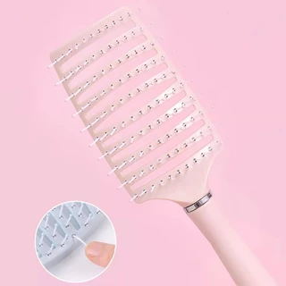 🧡(พร้อมส่ง) แปรงหวีผมหวีผมแบบพกพากลมเหมาะสำหรับใช้ในบ้านจัดแต่งทรงผมง่ายป้องกันไฟฟ้าสถิตย์G3163