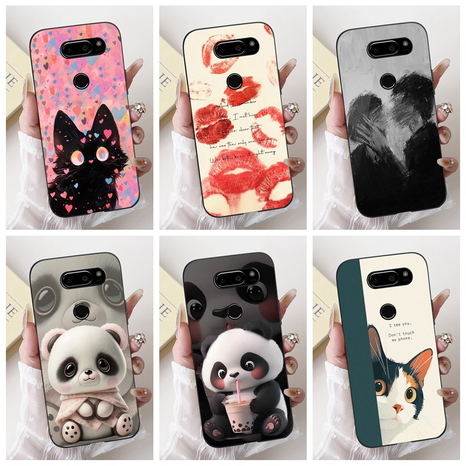 ปลอกกันกระแทกสําหรับ LG V30 / V30 Plus / V30S ThinQ / V35 ThinQ / V35 Plus ThinQ เคสโทรศัพท์น่ารักแพ