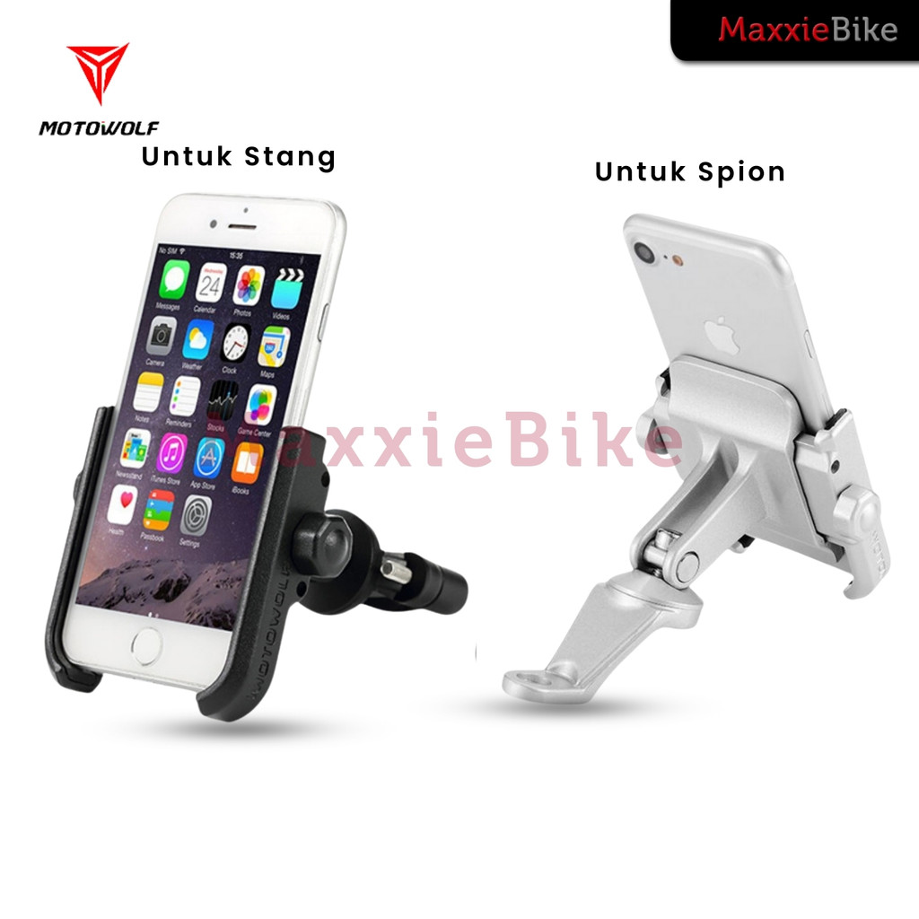 HP Motowolf MDL2805B ที่วางโทรศัพท์มอเตอร์ไซค์อะลูมิเนียมอัลลอยด์