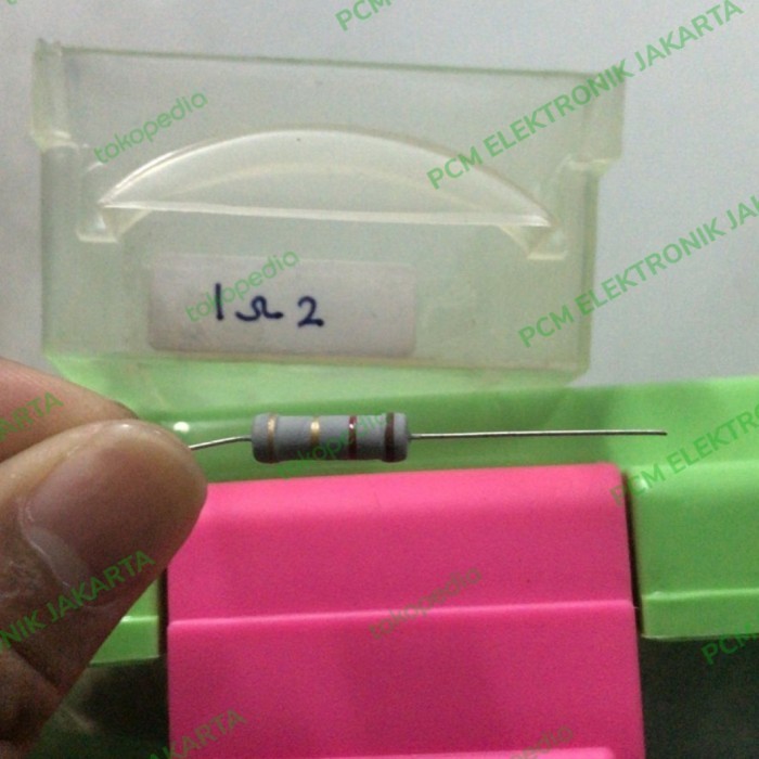 SB99 ตัวต้านทาน r 2watt 2watt 2w r2w 2 วัตต์ wat 1.2r 1.2 โอห์ม 1.2ohm 1r2