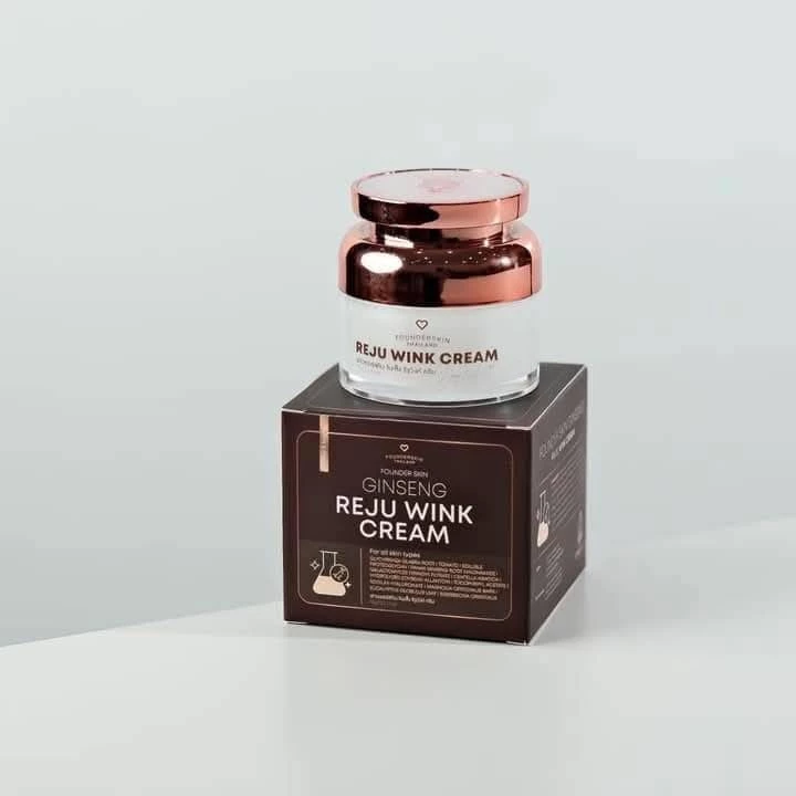 พร้อมส่ง ครีมโสม รีจู วิงค์ พลัส แพ็คเกจใหม่ ฟาวเดอร์สกิน Founderskin สกินแคร์ Skincare thumbnail 7