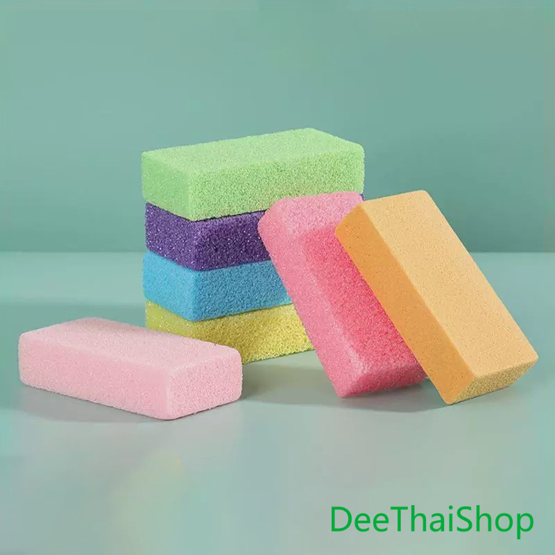 DeeThai โฟมขัดส้นเท้า ทำเล็บเท้า โฟมขัดเท้า ขัดผิว ผลัดเซลล์ผิวที่ตายแล้ว Pedicure tools