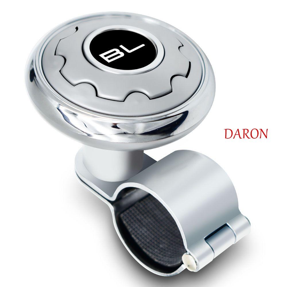 Daron พวงมาลัย Booster โลหะหมุนอุปกรณ์เสริมในรถยนต์ที่ใช้งานได้จริงรถ-จัดแต่งทรงผมติดตั้งง่าย Knob Control Spinner Handle เสริมพวงมาลัย Spinner