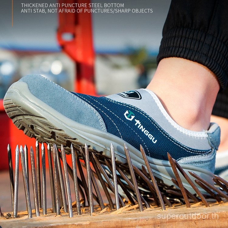 รองเท้าเซฟตี้ STEEL TOE SAFETY Shoes Men Women Fashion ESD 44BU
