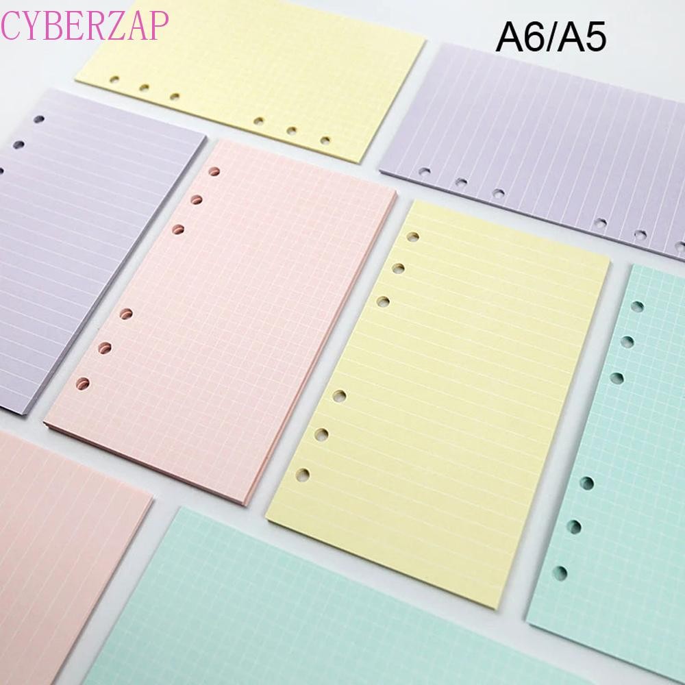 Cyberzap Paper Refill Weekly A5 A6 40 แผ่นแบบเติมกระดาษใบหลวมรายเดือน