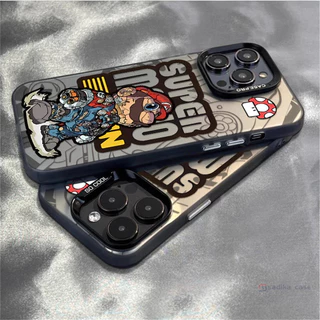 เคสไอโฟน การ์ตูนมาริโอ้ สำหรับ IPhone 11 15 16 13 12 14 Pro Max XR X XS Max 7 8 15 Plus เคส IPhone เคสไอโฟน 13 11 16 15