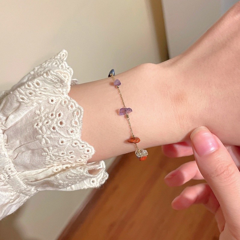สรอยคอหิน เครื่องประดับแฟชั่นเกาหลี  สําหรับผู้หญิง พร้อมส่ง ราคา ถูกที่สุด ดีลบีเคเค แกลเลอรีภาพที่ 8