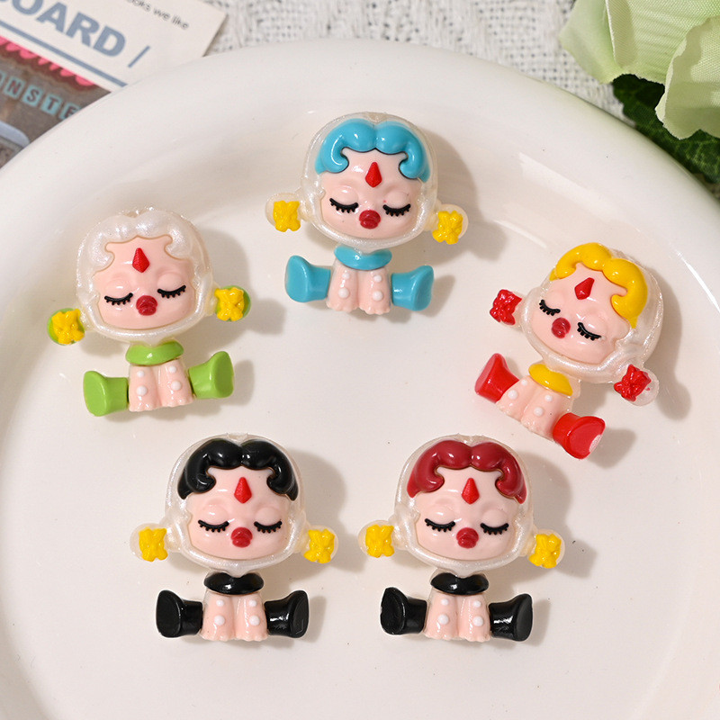 30*30 มม.การ์ตูนนั่ง SP ลูกปัดยางน่ารักยางนุ่ม handmade ลูกปัด diy โทรศัพท์มือถือ chain พวงกุญแจเครื่องประดับอุปกรณ์เสริม