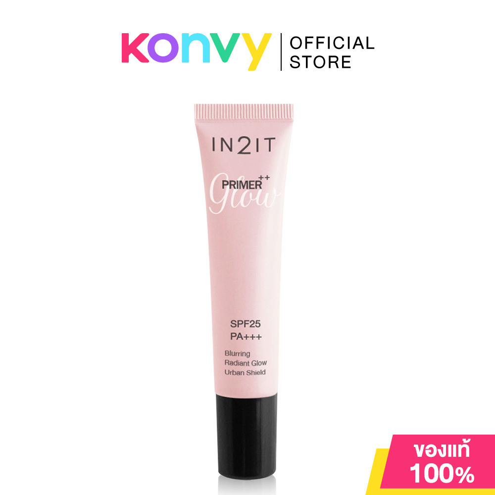 In2It Primer++ Glow 3g #PMGM ไพรเมอร์บำรุงผิว สูตรอ่อนโยน.