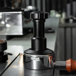 【พร้อมส่งไทย】SWEETYX กาแฟ Impact Tamper, 58.53 มม.51 มม.ปรับฤดูใบไม้ผลิโหลดกาแฟ Tamper, Ripple ฐานสแตนเลสแรงดันคงที่ Espresso Tamper