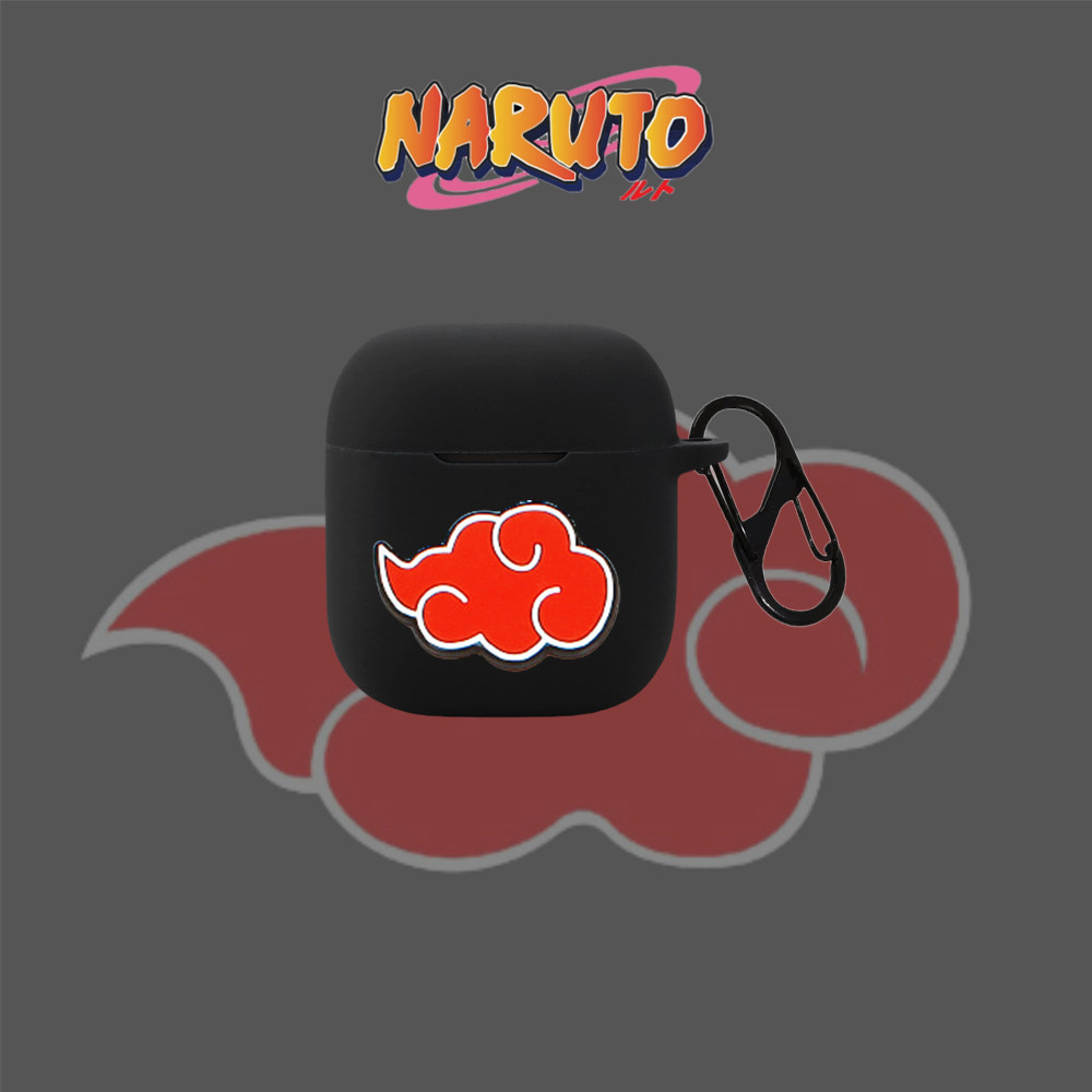 For OPPO Enco Buds3 Case Cartoon Naruto Keychain Pendant Cute Silicone Soft Case OPPO Enco Buds3 Shockproof Shell Case Protective Sleeve with Hook