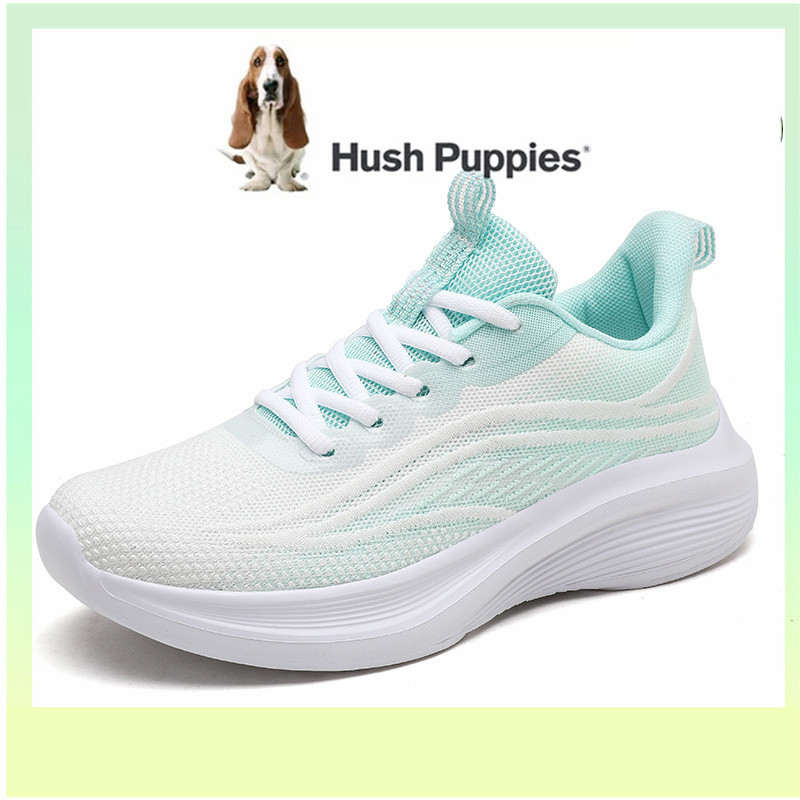 HUSH PUPPIES Hush Puppys รองเท้าผู้หญิงรองเท้าแบนผู้หญิงเกาหลี Hush Puppy รองเท้าผู้หญิงกีฬารองเท้าผ