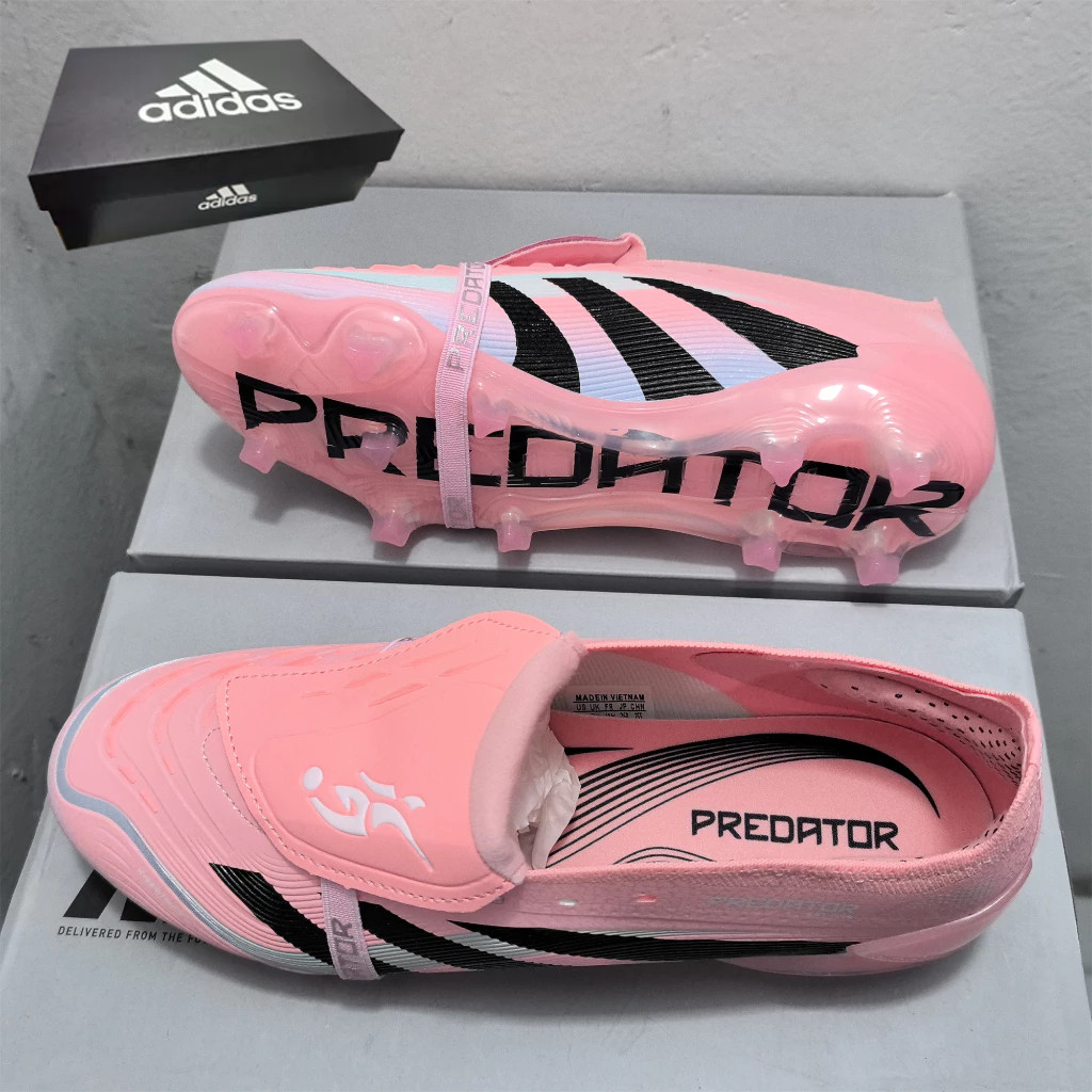 รองเท้าฟุตบอล PREDAT0R 2025 Elite Tongue FG ไซส์ 39-45 สำหรับผู้ชาย ออกแบบเพื่อการเล่นกลางแจ้ง กันลื่น และทนทาน