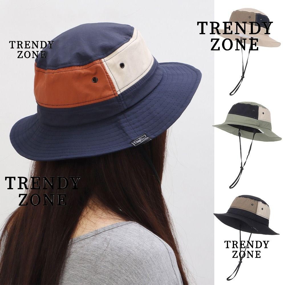 Trendyzone หมวกบักเก็ต ป้องกันรังสียูวี ระบายอากาศ แห้งเร็ว ขนาดใหญ่ สําหรับชาวประมง ตั้งแคมป์