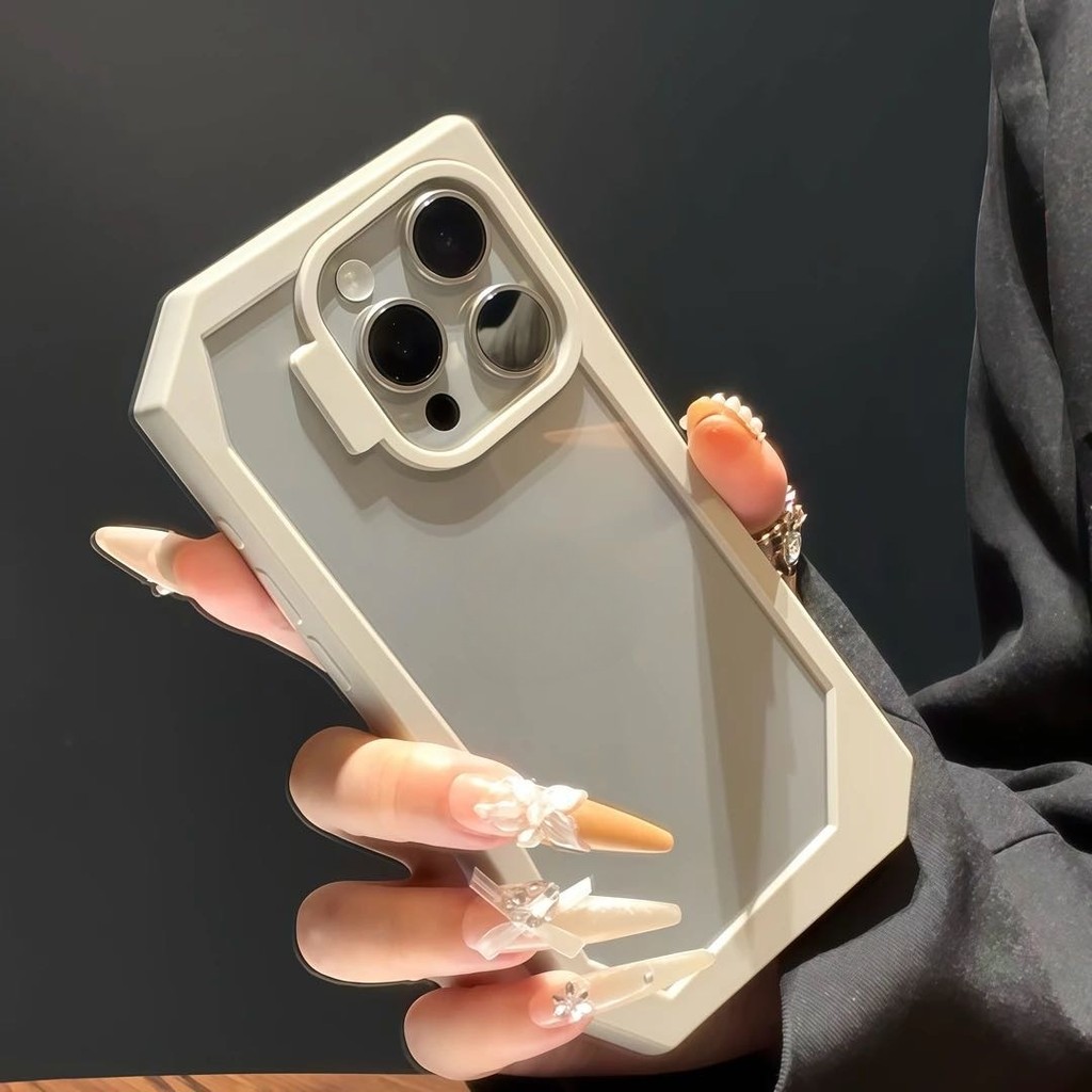 ขั้นสูงกรอบผิดปกติกรณีโทรศัพท์มือถือโปร่งใสสําหรับiPhone16 15 14 13 12 11 Pro Max IXS MAX XR XS Anti-Shockป้องกันกล้องAnti-drop Hardปกหลัง