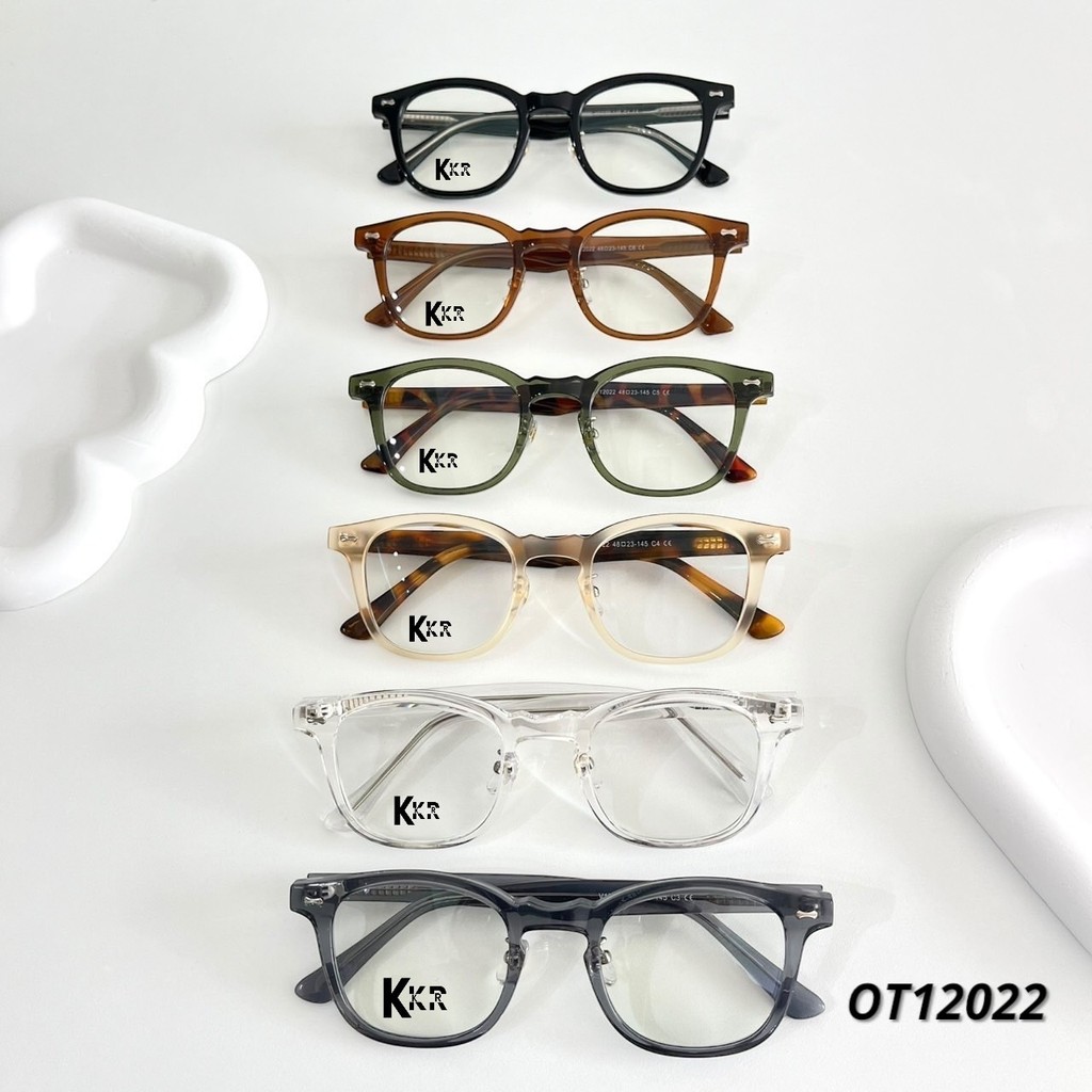 แว่นกรองแสงบลูออโต้ (เปลี่ยนสี) Roll-12022 สายตาปกติ/สั้นยาว ป้องกันแสงแดดแสงสีฟ้า ใส่ได้ทุกเพศ ทุกโ