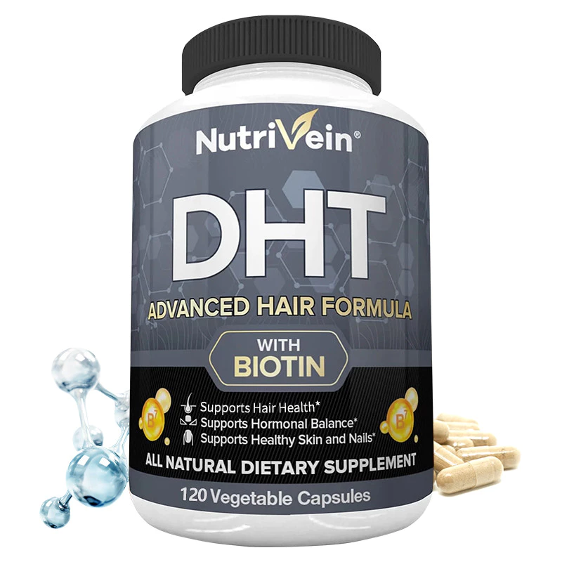 DHT Blocker อาหารเสริมเส้นผม ไบโอติน Saw Palmetto ส่งเสริมการเจริญเติบโต