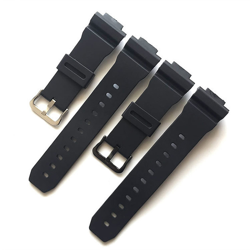 16 มม.สายนาฬิกาสําหรับ G-shock GA2100 GA-110 100 120 GW-M5610 GW-M5610 DW-5600 5610 DW-6900 9052 เปลี่ยนนาฬิกาสปอร์ต