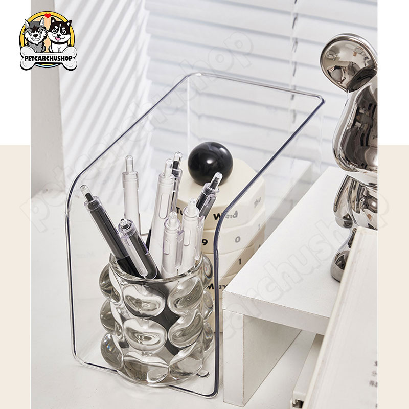 ขาตั้งหนังสือ, ชั้นวางหนังสืออะคริลิครูปตัวยู, ที่คั่นหนังสือโปร่งใสรวมกันฟรีที่เรียบง่ายโฮมออฟฟิศ - รูปที่ 3