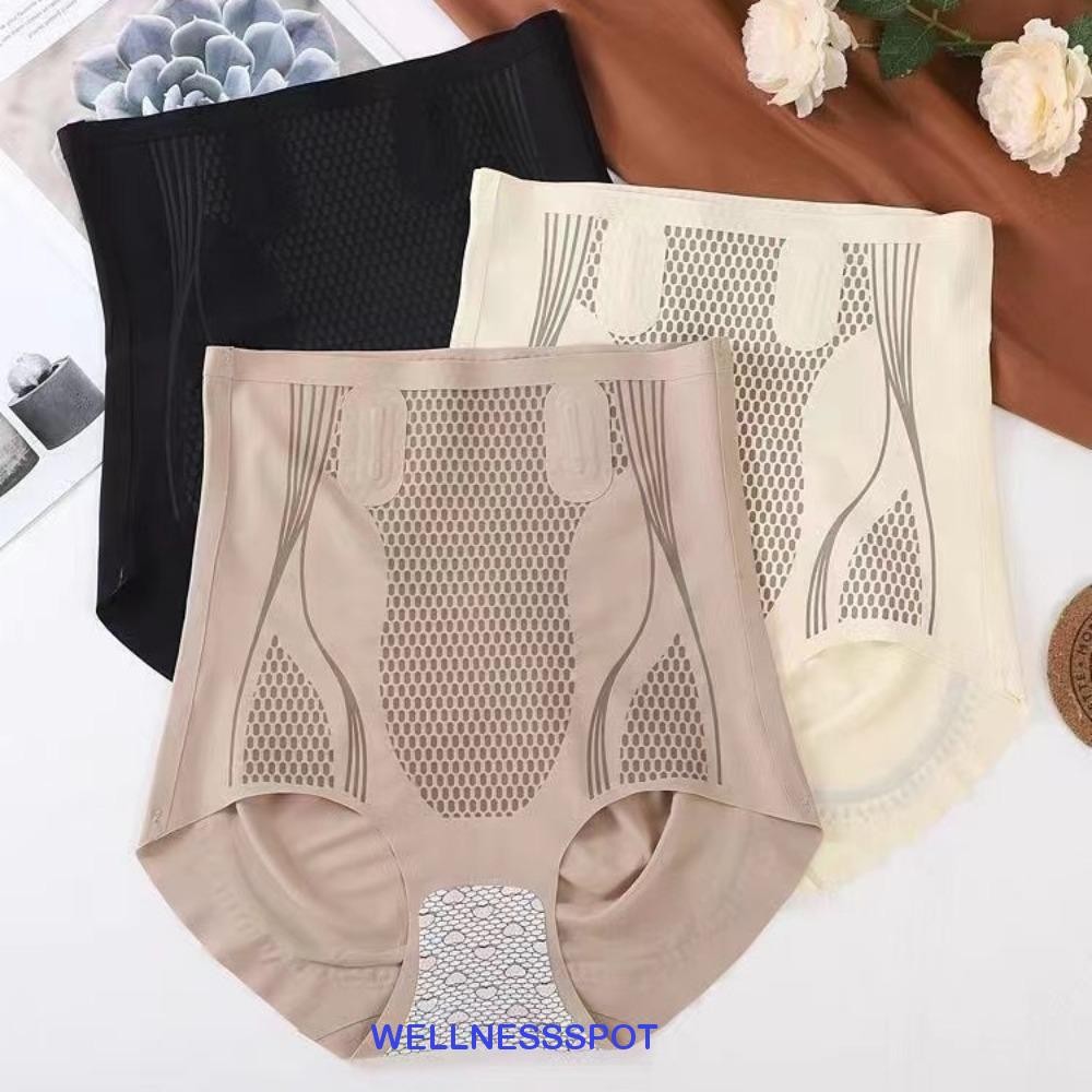 Wellnessspot หลังคลอด Body Shaper, Girdle กางเกงผ้าฝ้าย Crotch Butt Lifter กางเกง, Casual เอวสูง Shapewear Tummy ควบคุมชุดชั้นใน Slimming กางเกง Lady