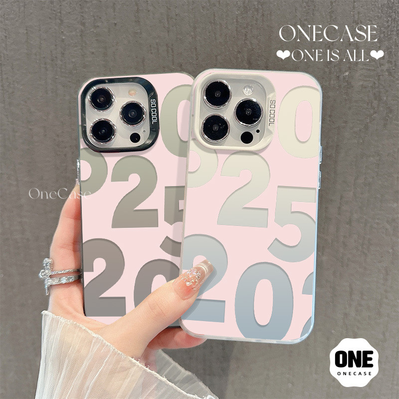 เคสไอโฟน สำหรับ IPhone X XS Max 15 11 16 13 14 12 Pro Max 7Plus XR 15 7 8 Plus 8Plus SE 2020 2025 ใหม่ เรียบง่าย คู่ เคส