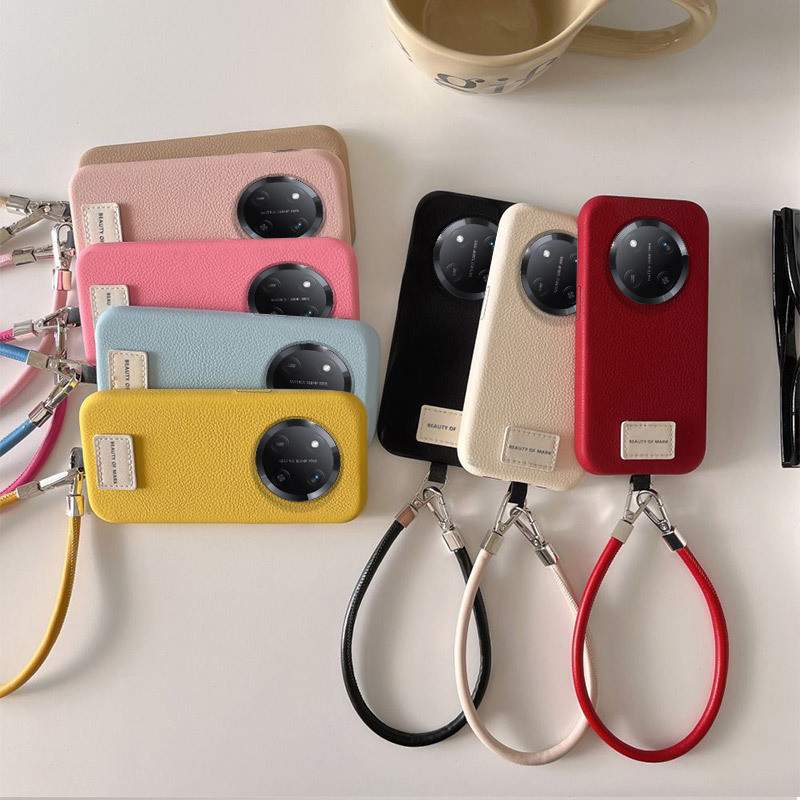 สําหรับ Honor X9D X9C สีทึบลิ้นจี่รูปแบบเคสโทรศัพท์ถุงลมนิรภัยของผู้หญิงห่ออย่างเต็มที่ซิลิโคนเปลือกนุ่มทนต่อการตก