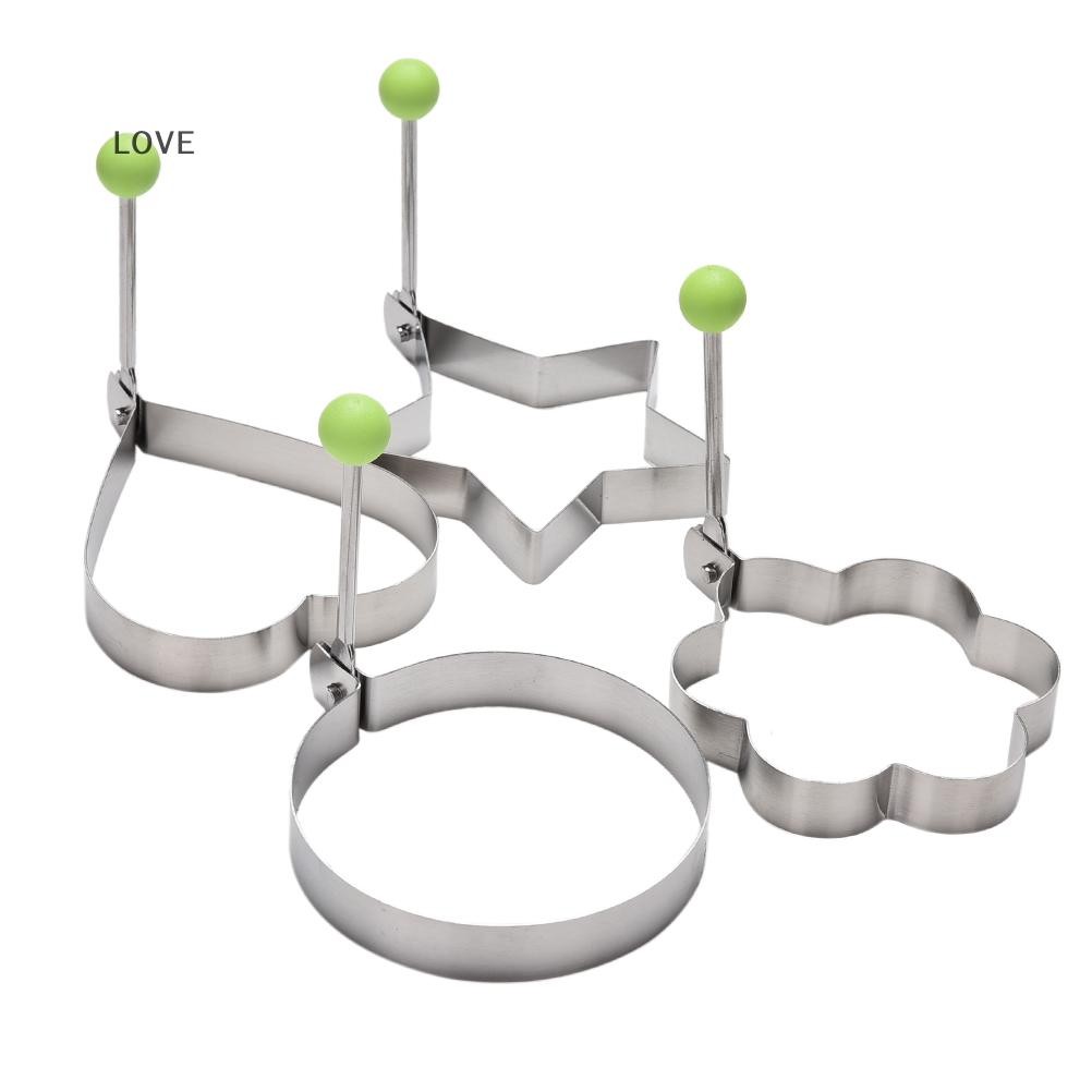 [JJCW] เครื่องมือครัวทําอาหารสแตนเลสทอดไข่ Shaper แหวนแพนเค้ก Mould แม่พิมพ์ QQW - รูปที่ 6