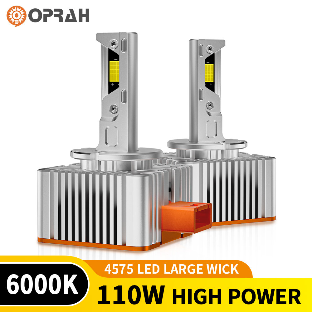Oprah 2 ชิ้น 110 วัตต์ D1S D2S D3S D4S D5S D8S LED ไฟหน้าไฟหน้ารถไฟหน้าหลอดไฟ