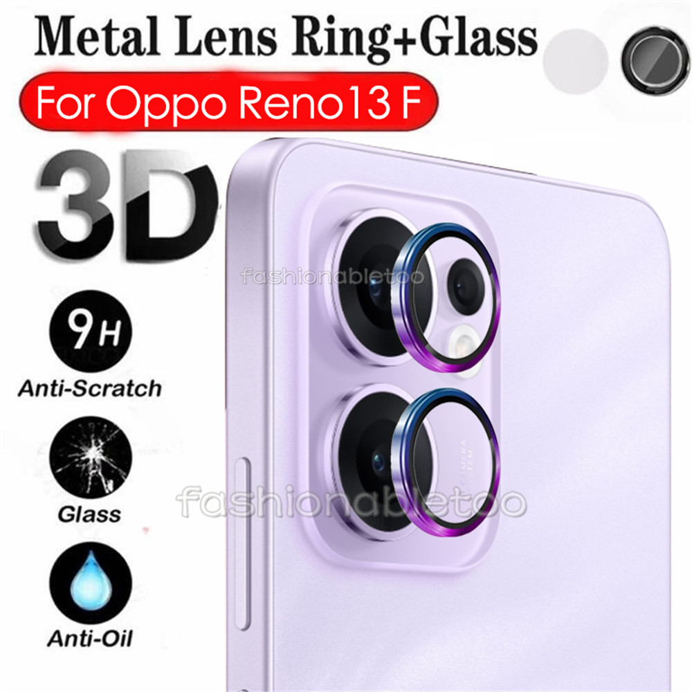 แหวนโลหะกล้องเลนส์ป้องกันฟิล์มสําหรับOppo Reno 13 14 pro 14F 14pro 13pro 13F Reno14F Reno14pro F Ren