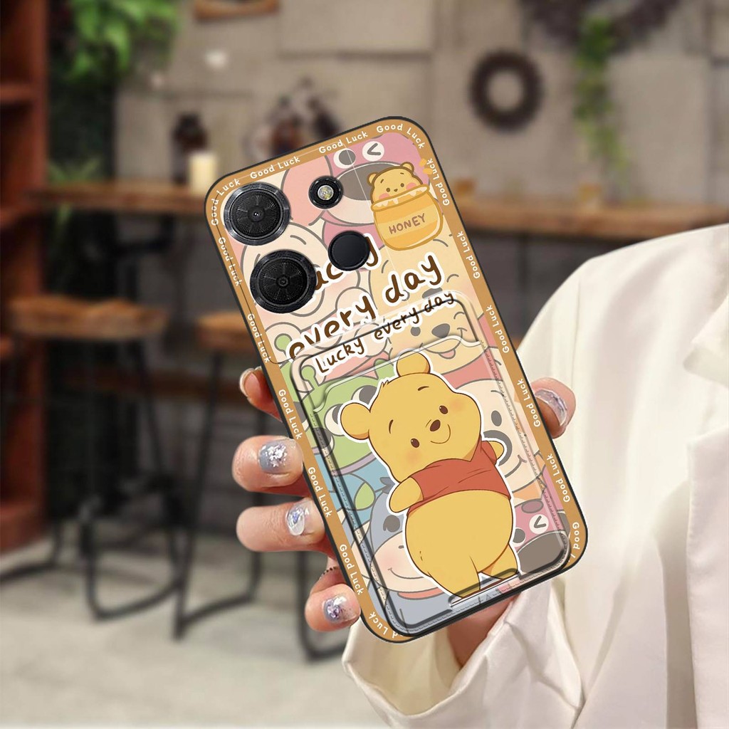 กันน้ํากันกระแทกเคสโทรศัพท์สําหรับ TCL 503/T442M/T442A/T442J การ์ดกระเป๋าน่ารักแขนการ์ดแฟชั่นฝาหลังช