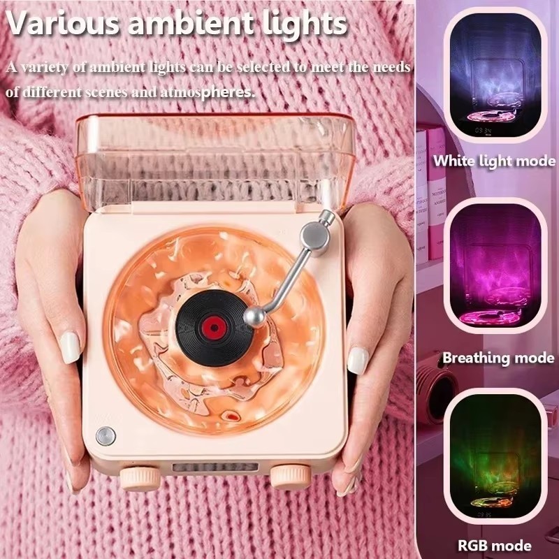 Bluetooth Speaker เครื่องเสียงระดับสูง มีหลายสีให้เลือก เหมาะสำหรับการรวมครอบครัว พกพาง่าย สวิตช์ไฟและเสียง RGB หลายแบบ