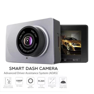 Yi Smart DashCam สําหรับรถยนต์ ADAS 2.7 หน้าจอ Full HD 1080P Dash Cam พร้อม Night Vision ADAS อัพเกรดเวอร์ชันสากล