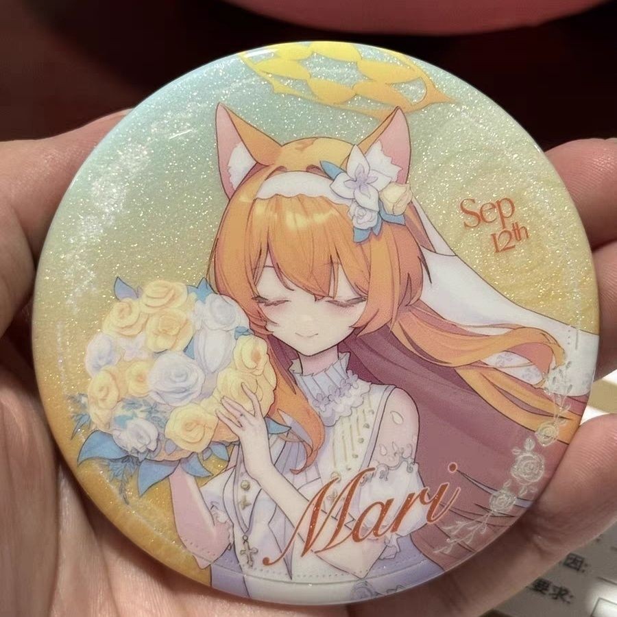 Blue Archive Self-printed Iochi Mari Shimoe Koharu Badge