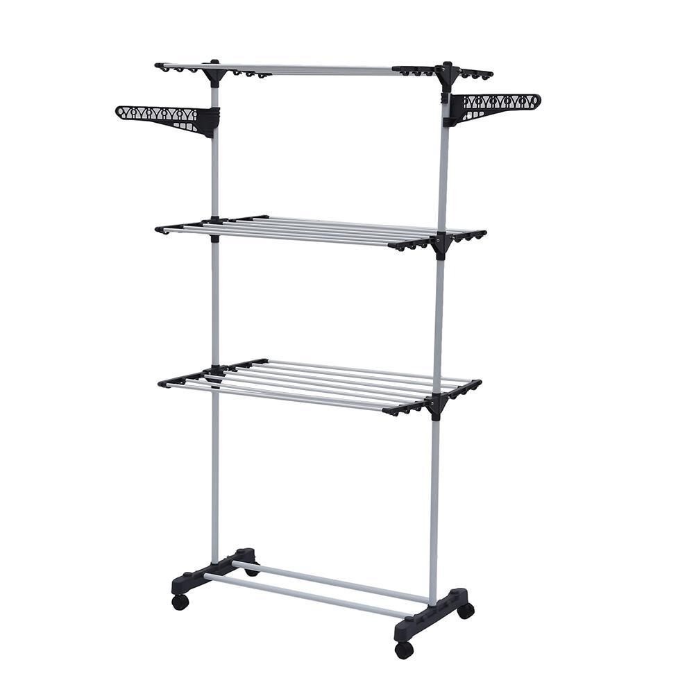 WHOLESALE JORDAN DRYING RACK / 4-TIER CLOTHING RACK / STAINLESS TOWEL DRYING RACK / CLOTHES DRYING R