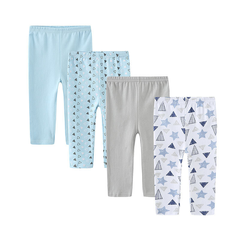 Kiddiezoom Baby Girl Boy Pant Soft Cotton ทารกกางเกง 0-24M เลกกิ้งทารกแรกเกิด