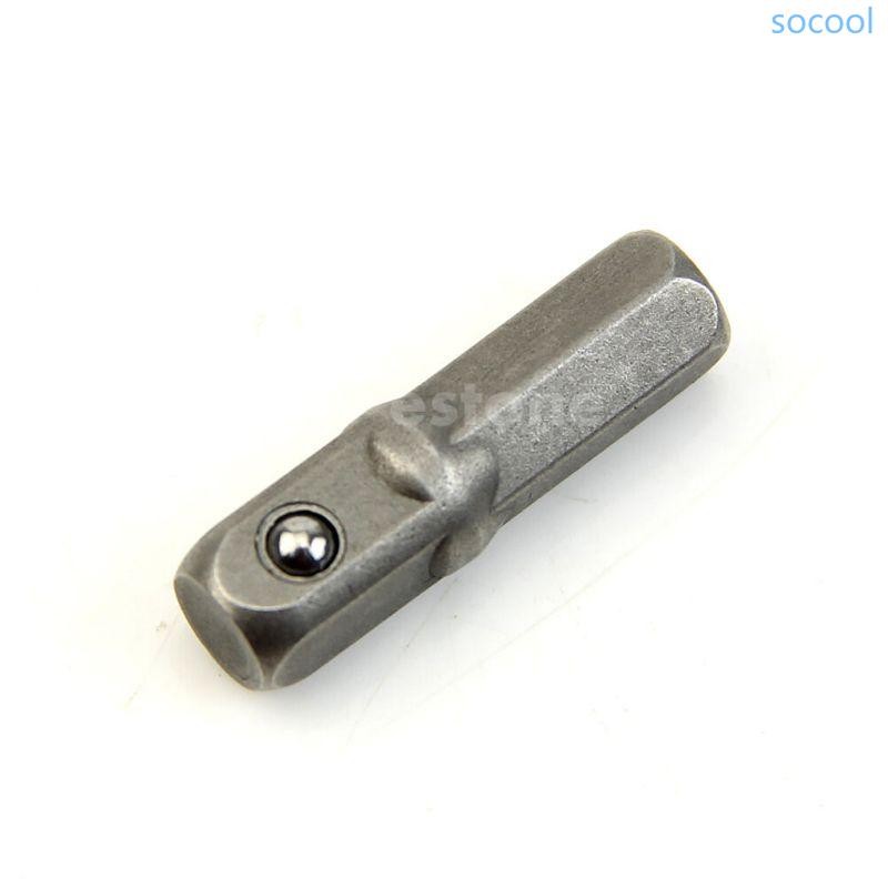 Soc* 1 4 Power เจาะ Bit Driver Hex Socket Bar ประแจอะแดปเตอร์ Extension