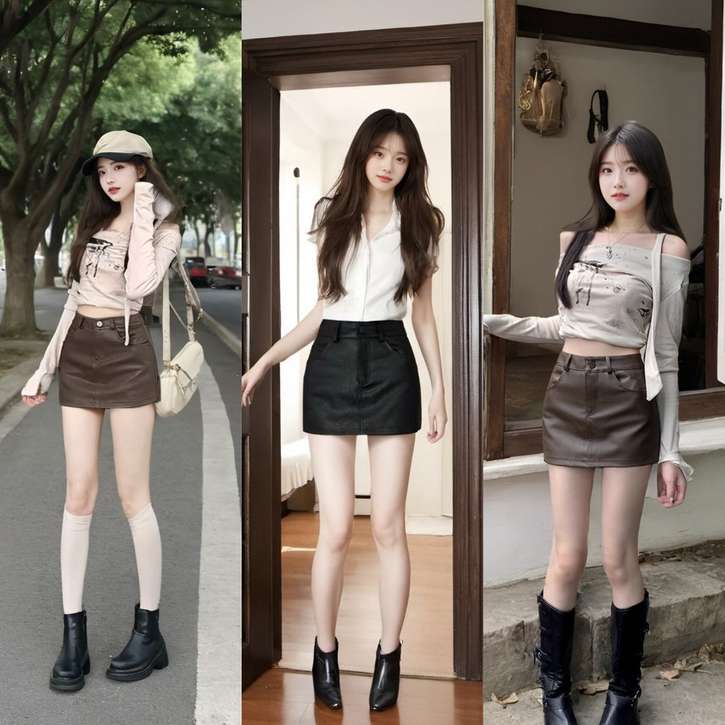กระโปรงหนัง PU เหมาะกับสาวๆ ที่ชอบความเท่และลุคคลาสสิค