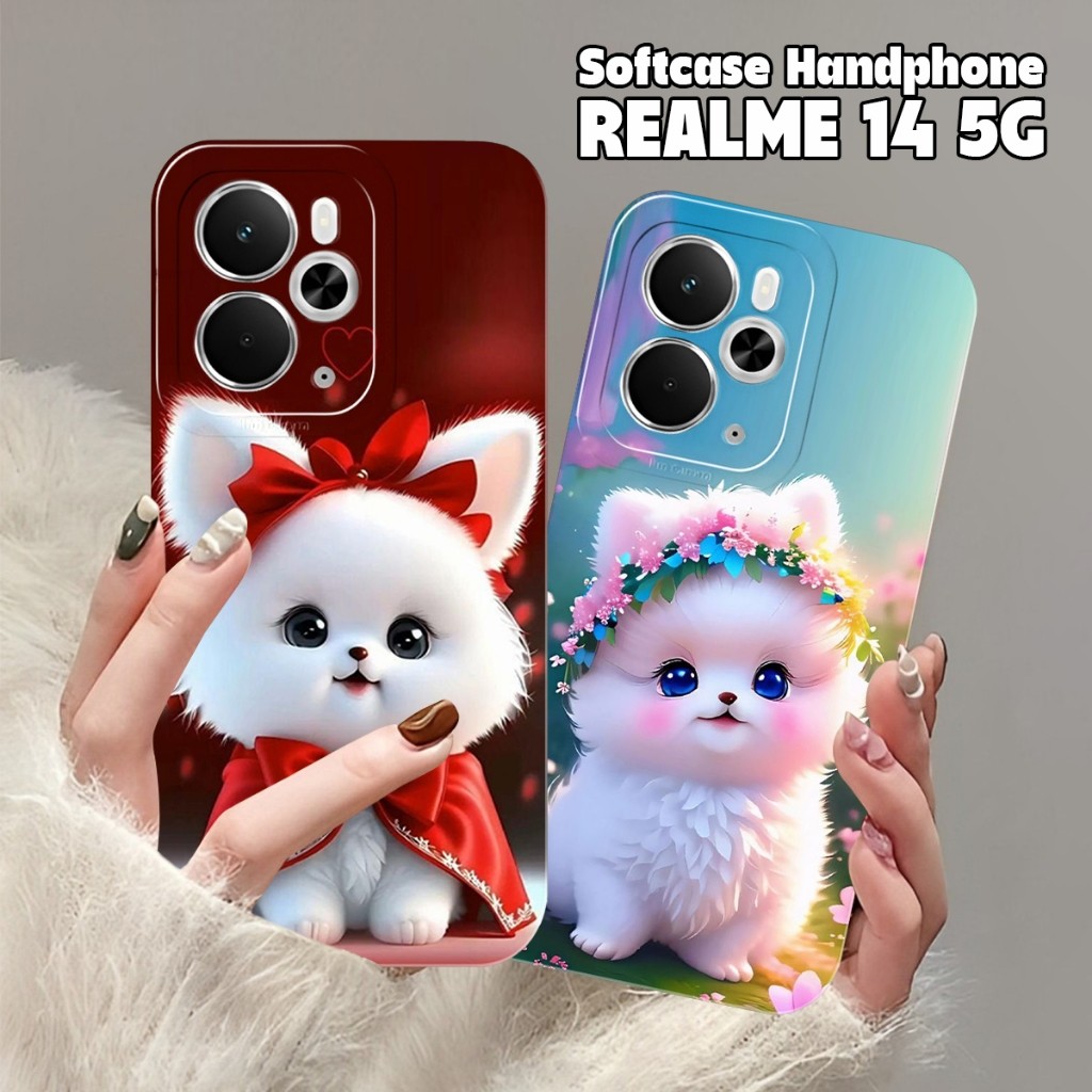 Case REALME 14 5G 2025 / REALME 14T / REALME 11 / 12 / 12 PLUS / 13 - Current Aesthetic Anabul Cat M