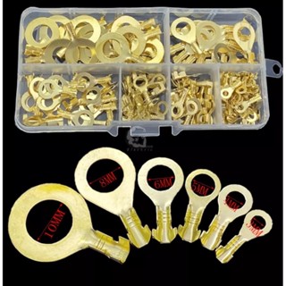 (ซื้อ1แถม1) 150 ชิ้น ขั้ว ขั้วต่อ ทองแดง หางปลา ทอง Cold Pre…