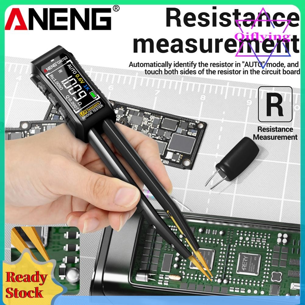 Digital Smart Tweezer LCR SMD ESR Mini Tester LCR Meter Tweezer เครื่องมือทดสอบไดโอด