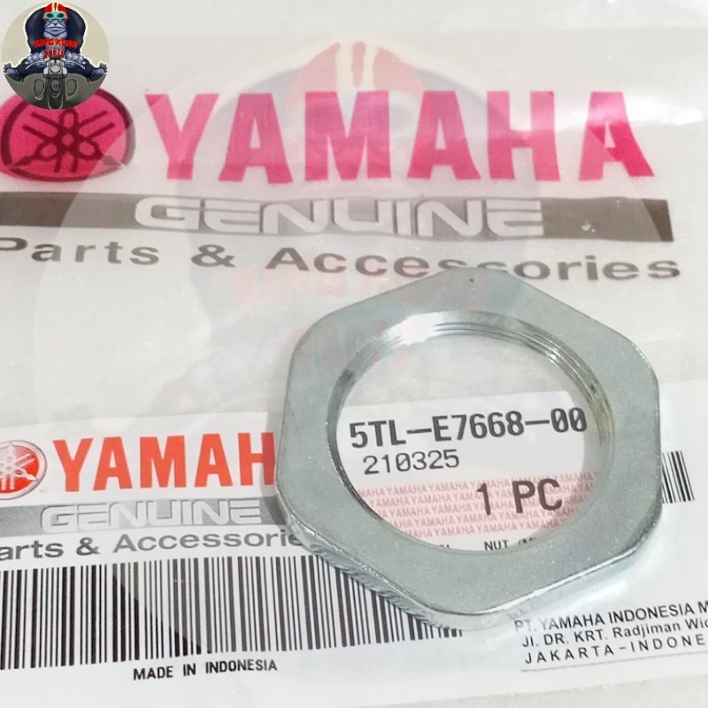 DOUBLE CLASP NUT MIO SPORTY MIO SOUL FINO CARBON ORIGINAL YAMAHA 5TL E7668 00