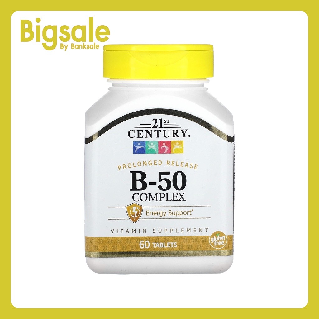 21st Century, B-50 Complex, Prolonged Release, 60 Tablets