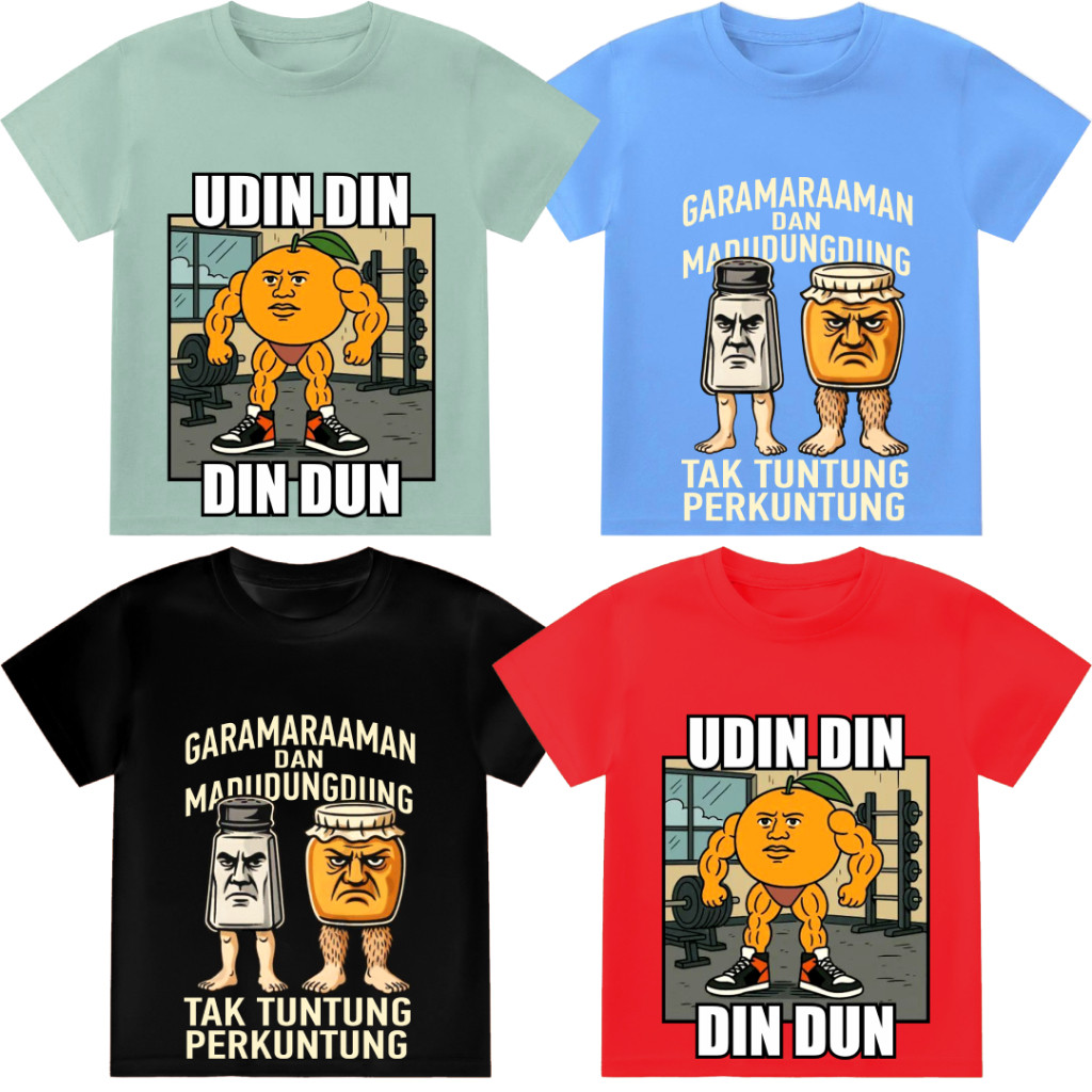 เสื้อยืด UDIN DIN DUN CHILDRENS 1-12 ปี BOYS/GIRLS