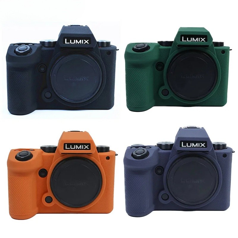 ซิลิโคนเกราะผิวกรณีป้องกันสําหรับ Panasonic LUMIX S5 II IIx S5II S5IIx Protector กระเป๋ากล้อง Anti-s