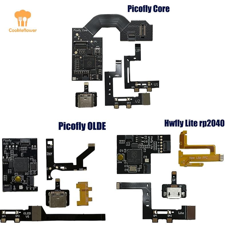 Ckfr 1 ชุดสําหรับ Picofly OLED Chip Upgradable Flashable รองรับ Hwfly Lite Rp2040 สําหรับ Picofly Co