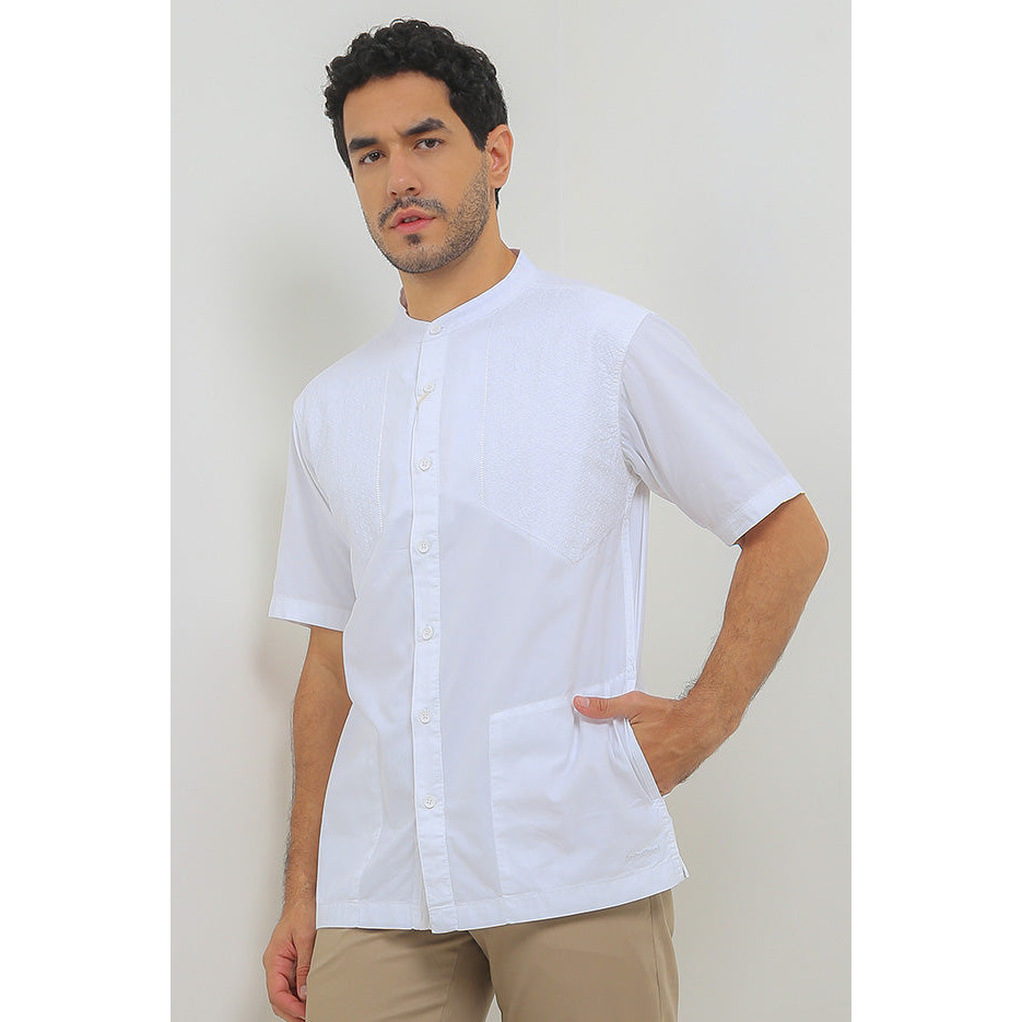 KEMEJA Cardinal เสื้อเชิ้ตแขนสั้นผู้ชาย Koko E0841P08A