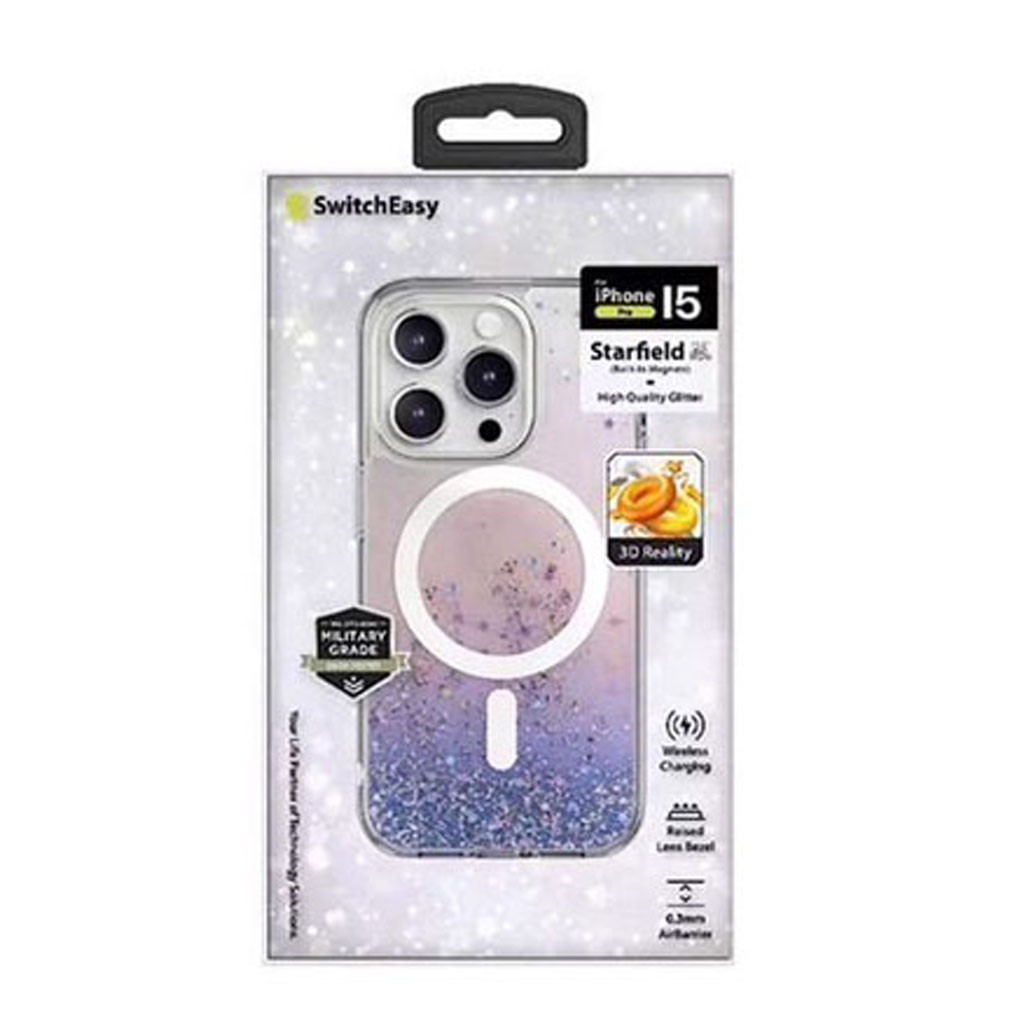 เคส กากเพชร SwitchEasy งานแท้ ชาร์จได้ สำหรับ iPHONE 16 16Pro 16Promax 15Promax 14Promax 13Promax 15/16 Pro Max 047 - รูปที่ 5