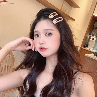 ชุด 20 แฟชั่นเกาหลี โดปามีน กิ๊บติดผมคลิปหน้าม้าด้านข้างของผู้หญิง Bb คลิปเครื่องประดับผม