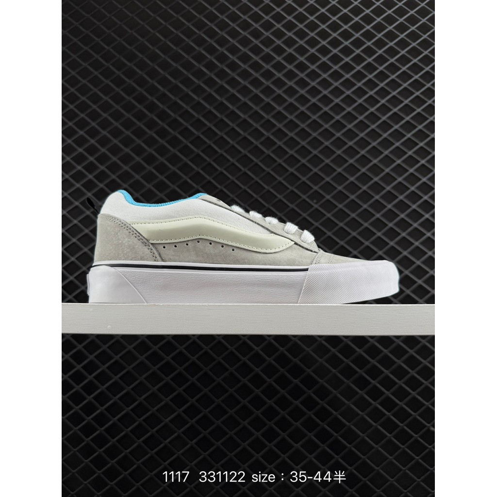 Van/s knu Skool รองเท้าลำลองอเนกประสงค์กันลื่นต่ำ vn000crpbma 35-44 qjik