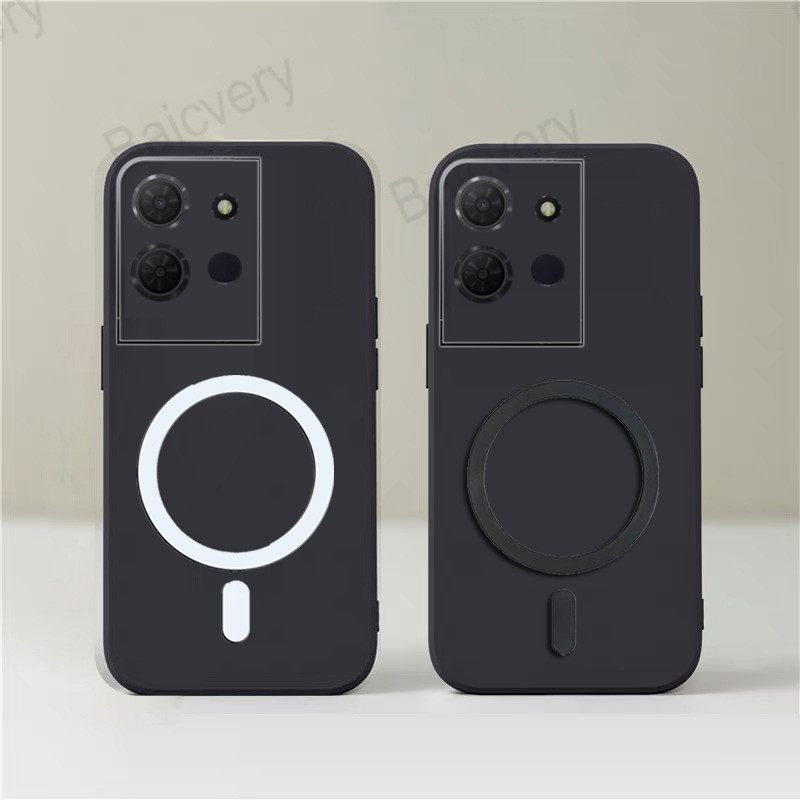 เคสหลังสีดําสําหรับ TCL K33 TCL K32 TCL 503 ปกอ่อนด้าน